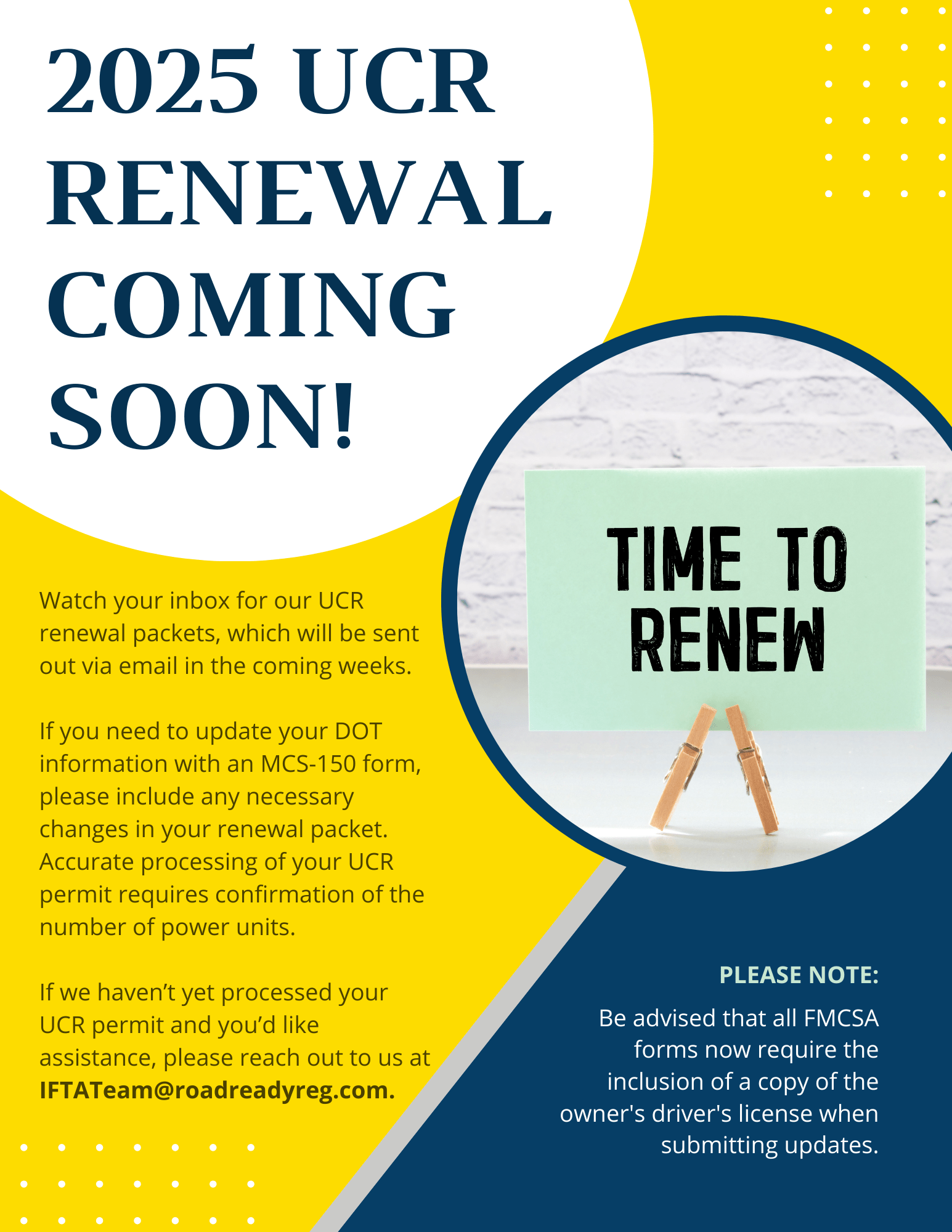 2025 UCR RENEWAL COMING SOON! | Road Ready Registration