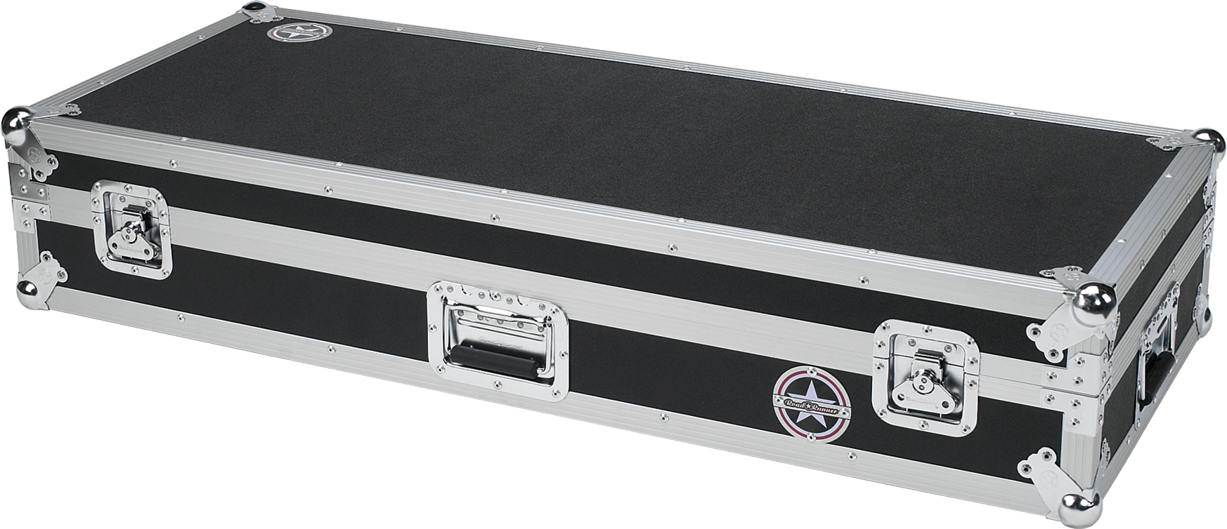 61 Key Keyboard Flight Case with Casters Road Runner KBRR61W