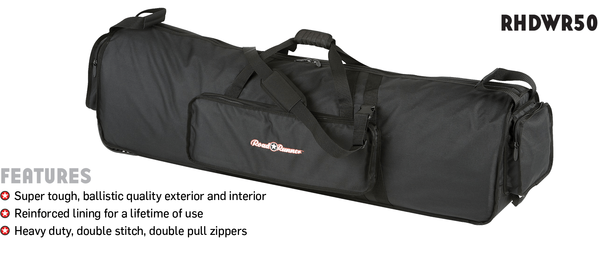 50″ Rolling Hardware Bag Road Runner RHDWR50