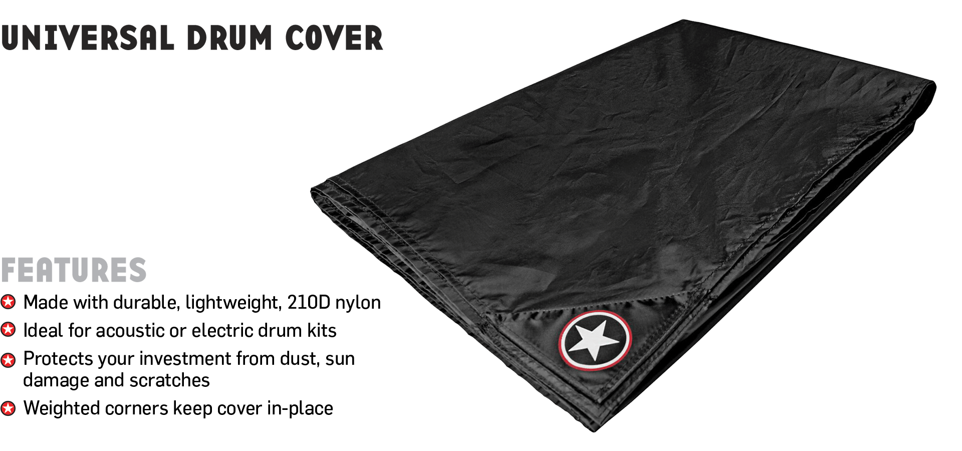 Road Runner Universal Drum Cover Road Runner Drum Accessories