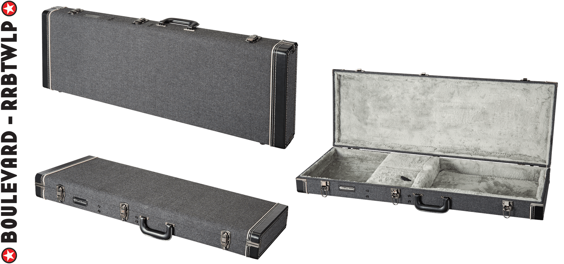 Les Paul Electric Guitar Wood Case Road Runner RRBTWLP