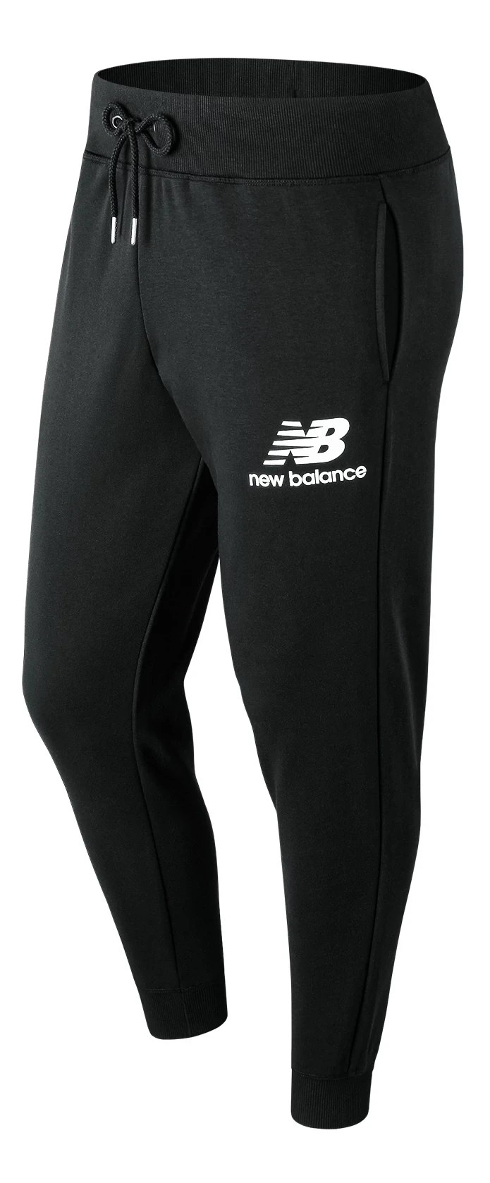 Mens New Balance Essentials Stacked Logo Sweatpants