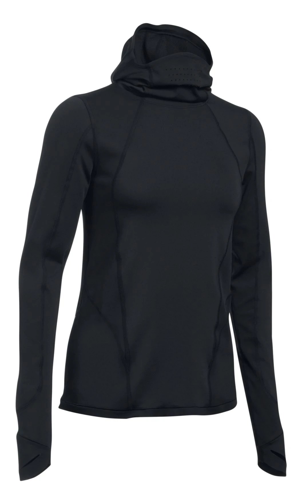 Womens Under Armour ColdGear Reactor Run BalaClava HalfZips & Hoodies