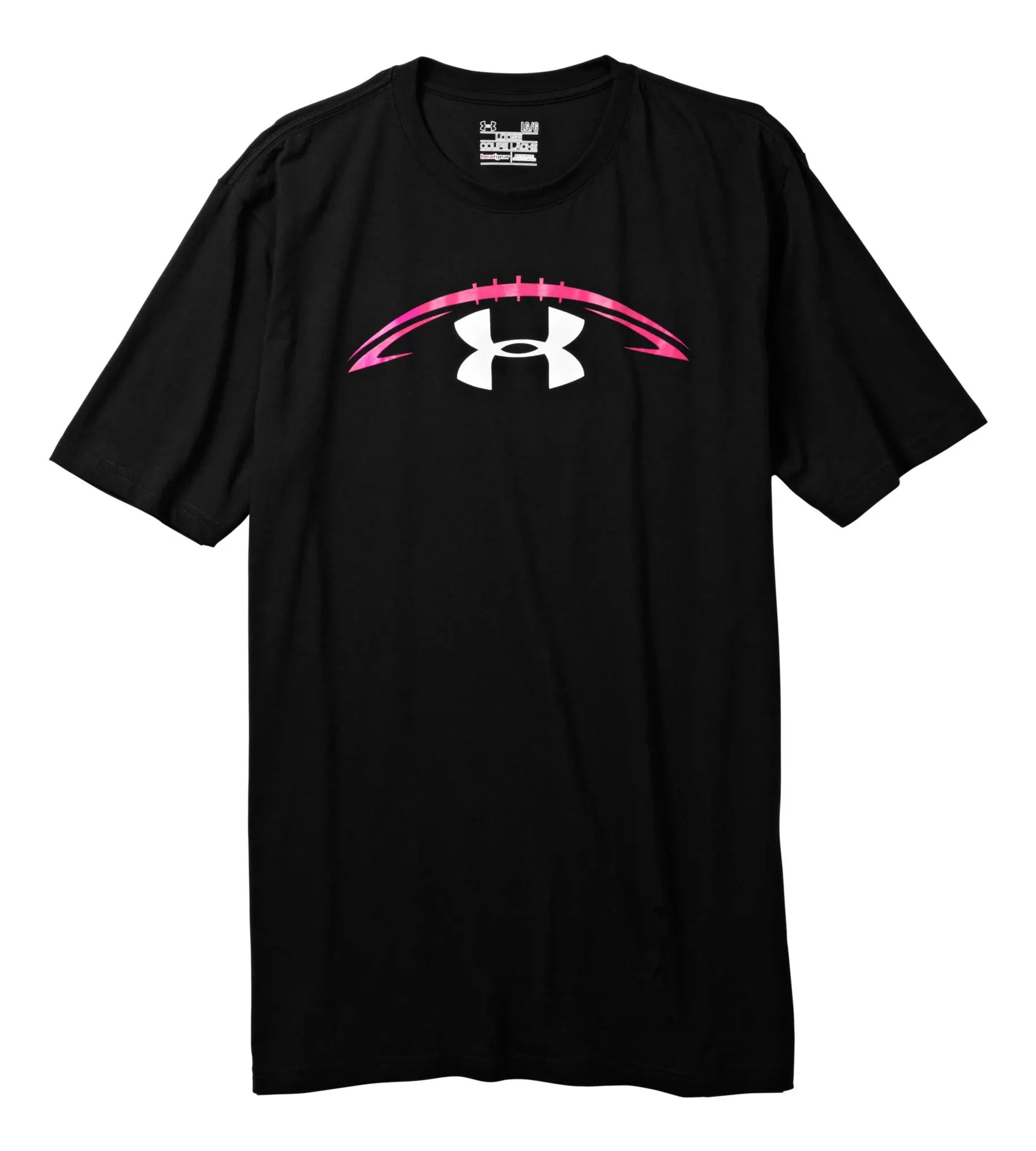 Mens Under Armour Pink Pride T Short Sleeve NonTechnical Tops