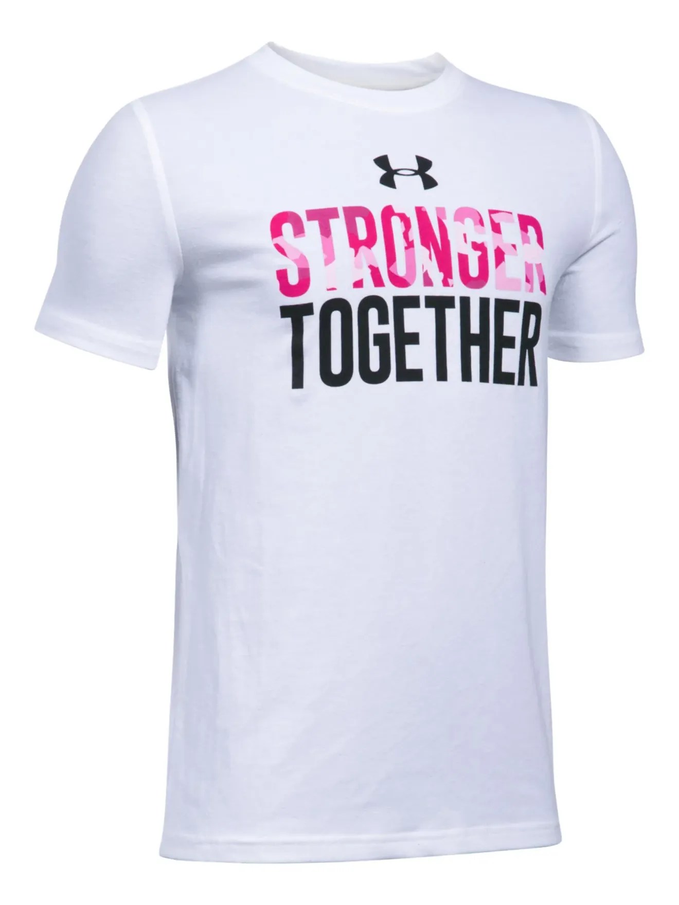 Under Armour Power In Pink Stronger Tee Short Sleeve Technical Tops
