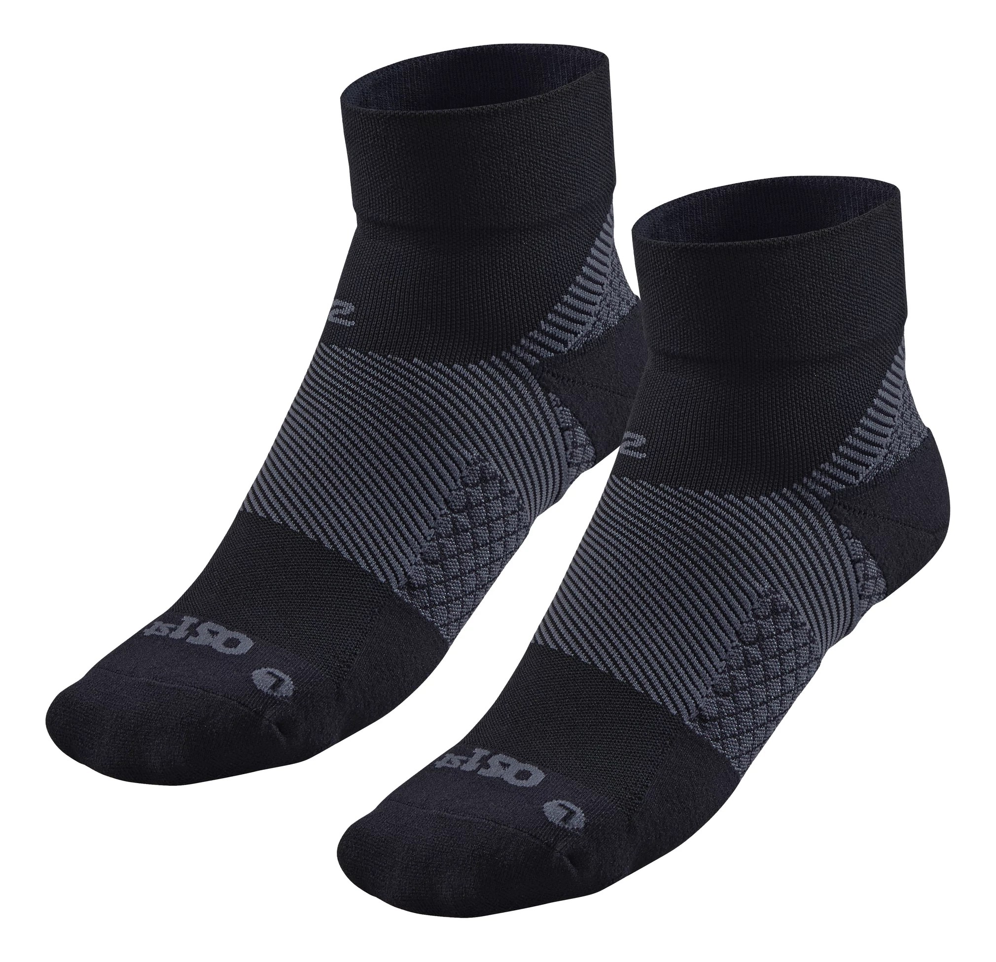 RGear OS1st Plantar Fasciitis Quarter Crew 2 Pack Socks Injury Recovery