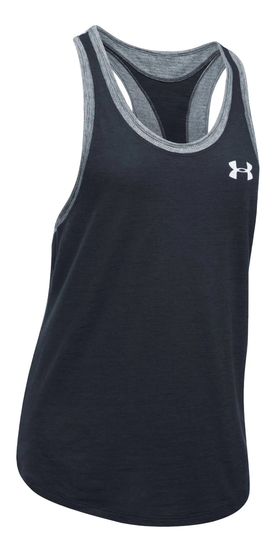 Womens Under Armour Mesh Wordmark Sleeveless & Tank Tops Technical Tops