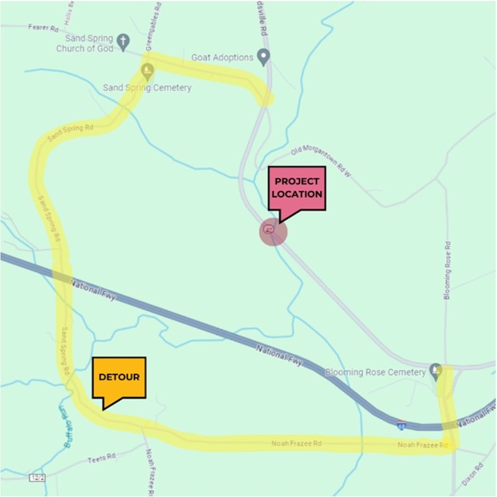 State Highway Administration Begins Bridge Replacement on MD 42