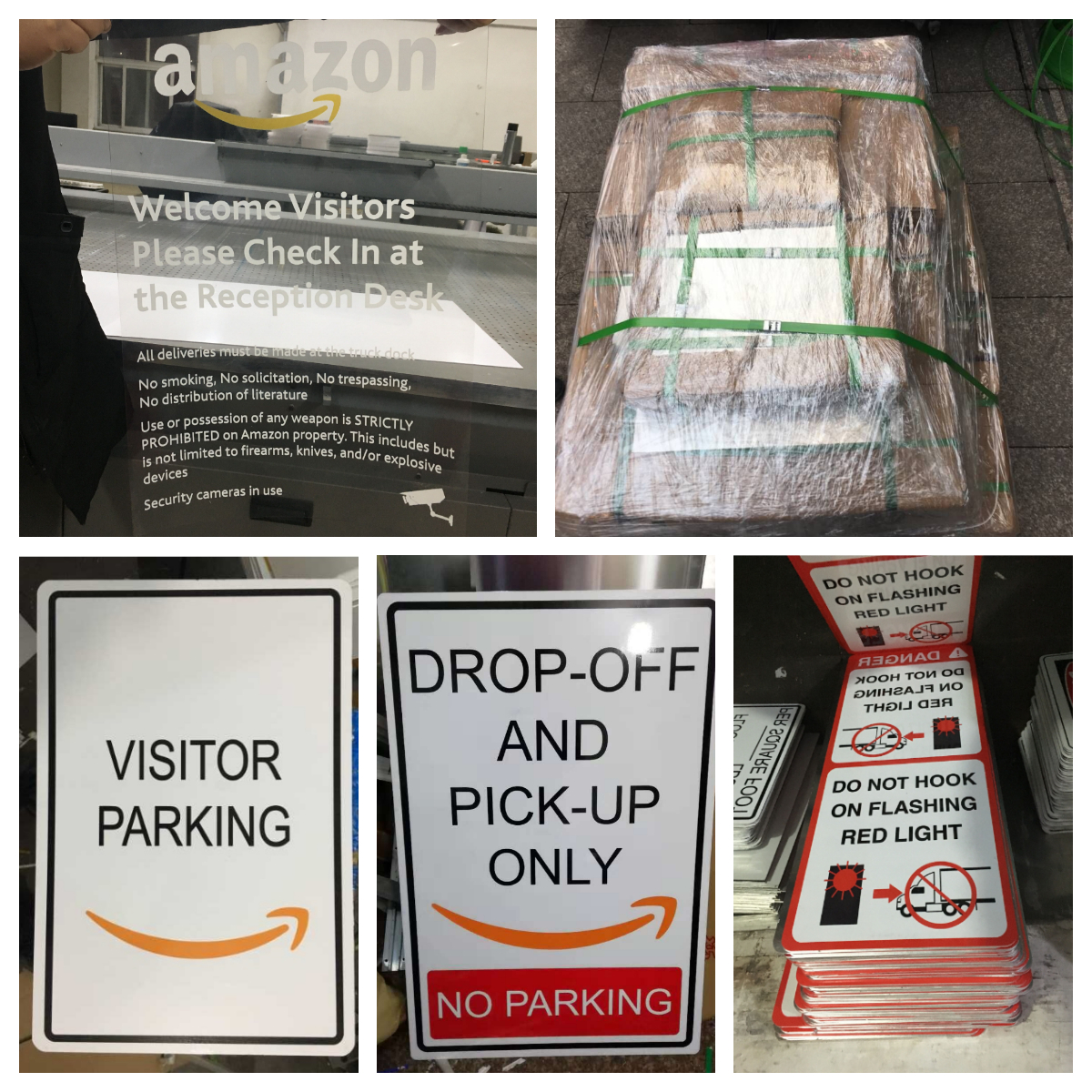 Custom Road Signs for American Amazon! Nanjing Roadsky Traffic