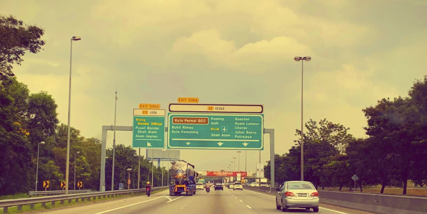 Lencongan Trafik Sementara Lebuh Raya Shah Alam Road Star