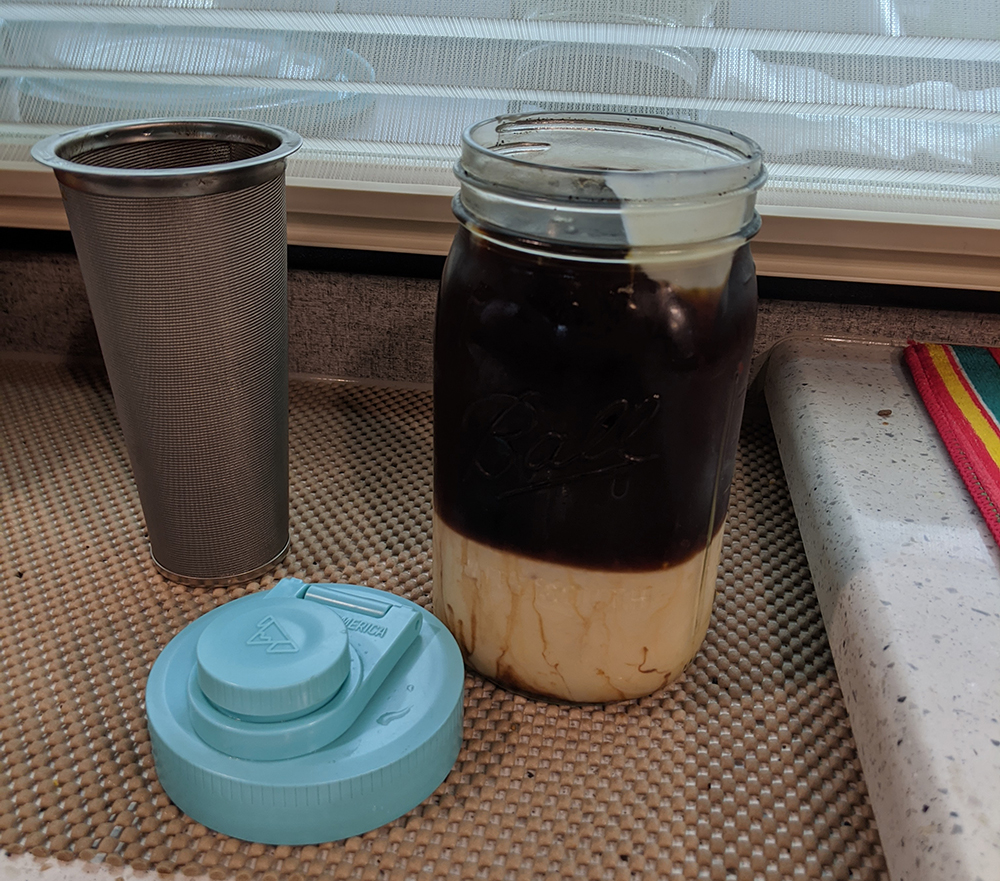 Cold Brew in a Mason Jar Roads to Everywhere