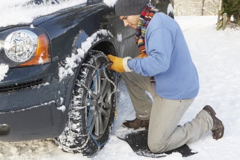 How to Put on Snow Chains? [Easy Snow Chain Install] • Road Sumo