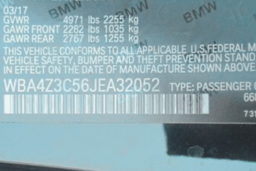 BMW VIN Decoder • Road Sumo