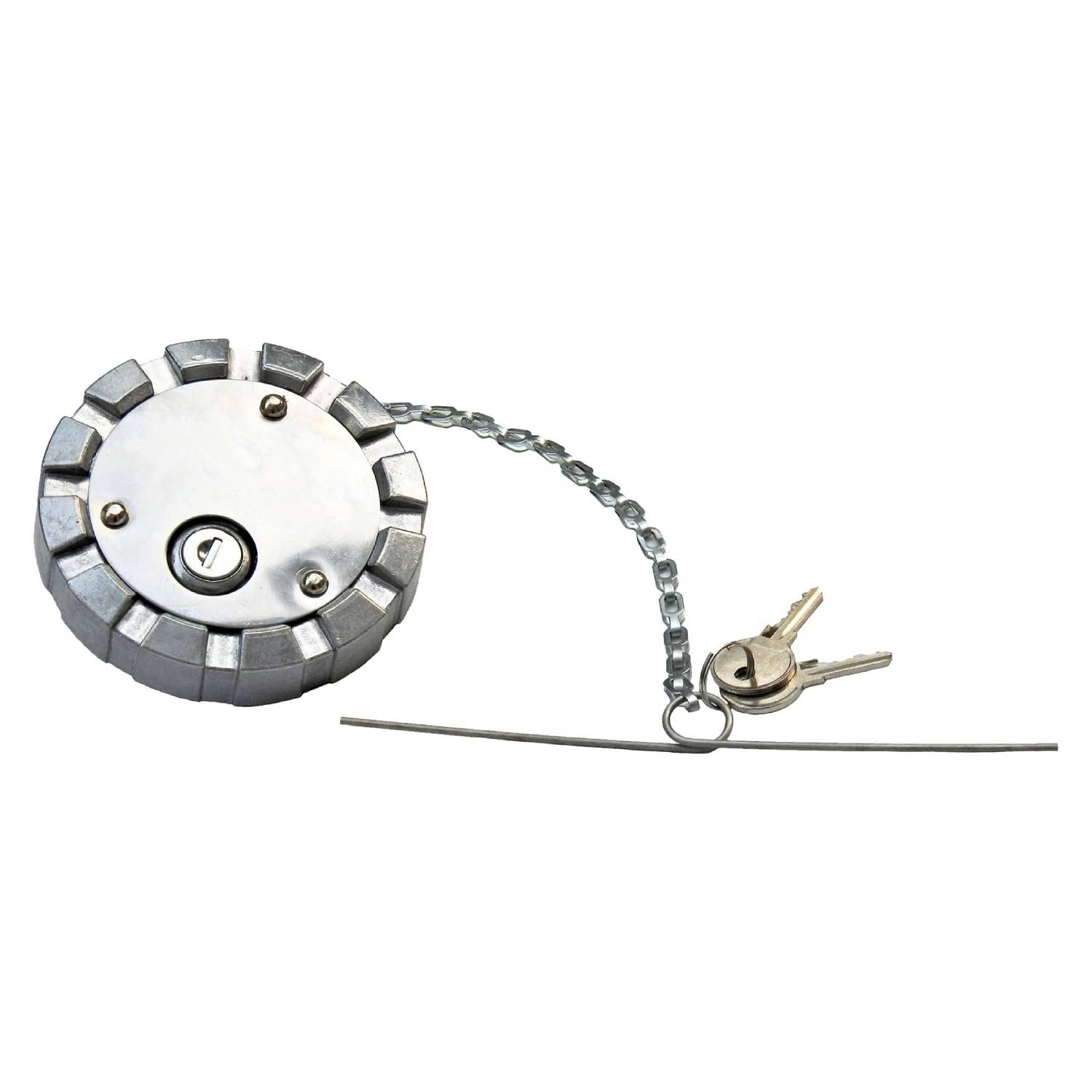 1/2” Aluminum Locking Diesel Fuel Cap 5.5 TPI