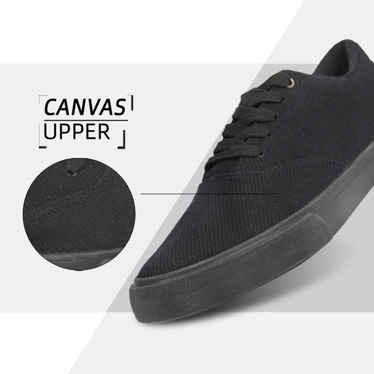 All black canvas shoes Choose the best supplier