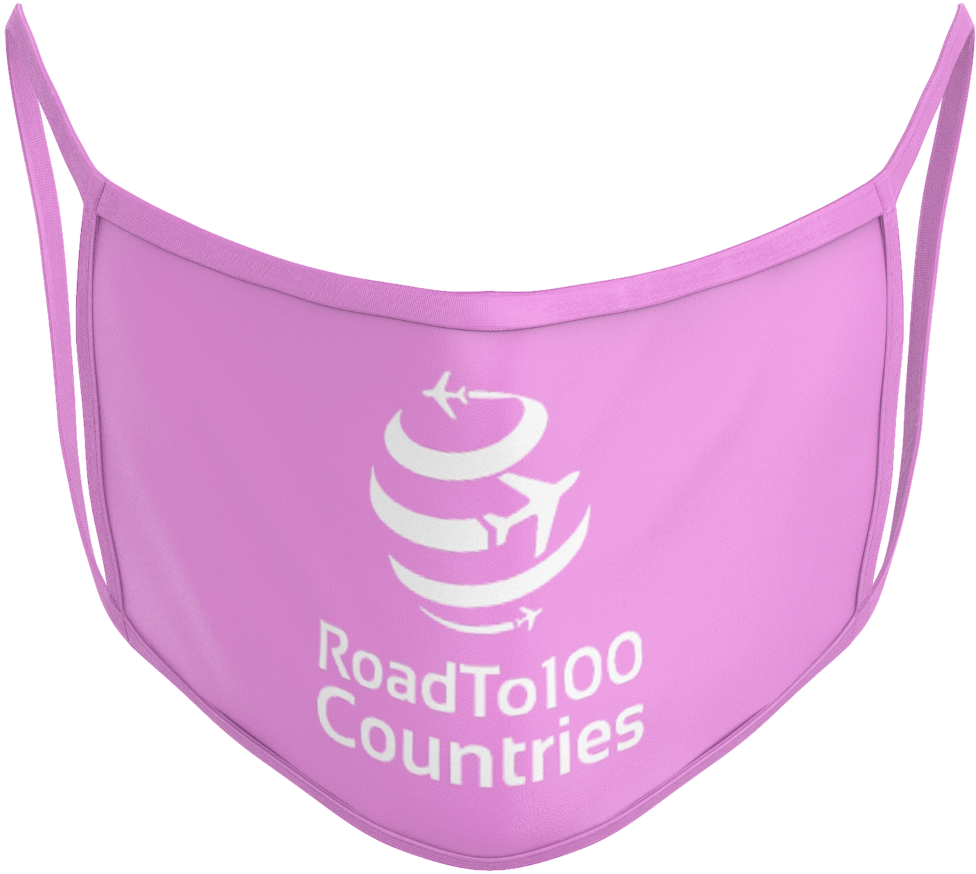 Road To 100 Countries Face Mask Road to 100 Countries