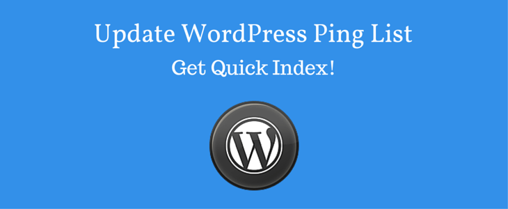 Wordpress Ping List 2023 Wordpress Ping List 2022 - Best “Update Services” For Quick Index!