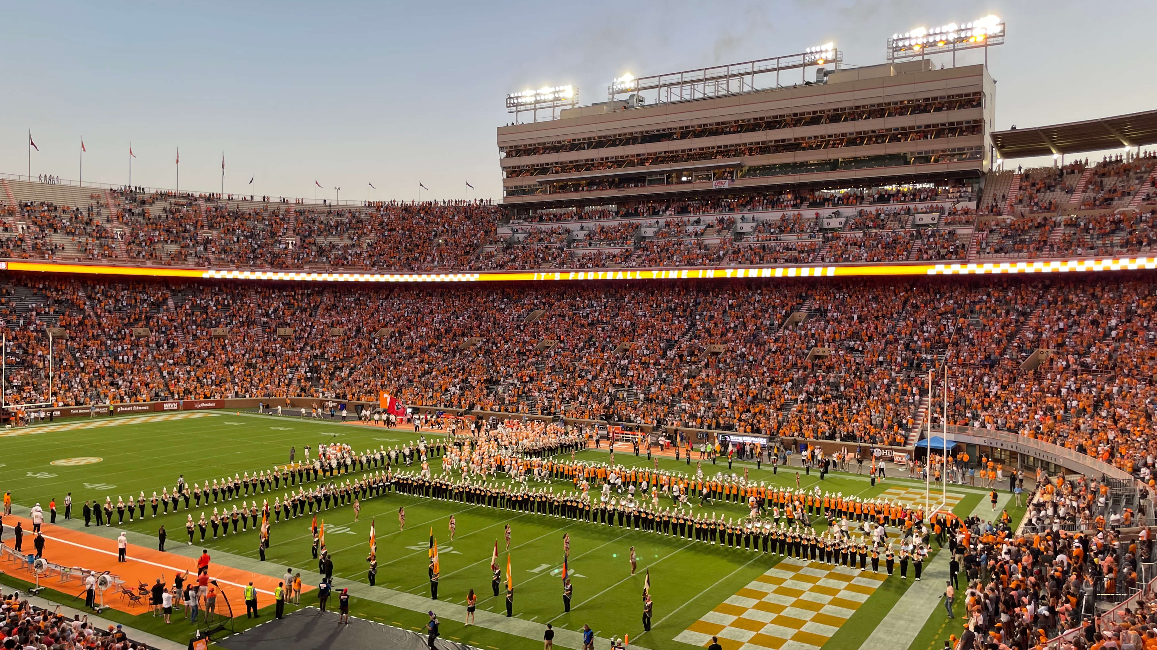 Tennessee Football Game Day Thursday Night On Rocky Top