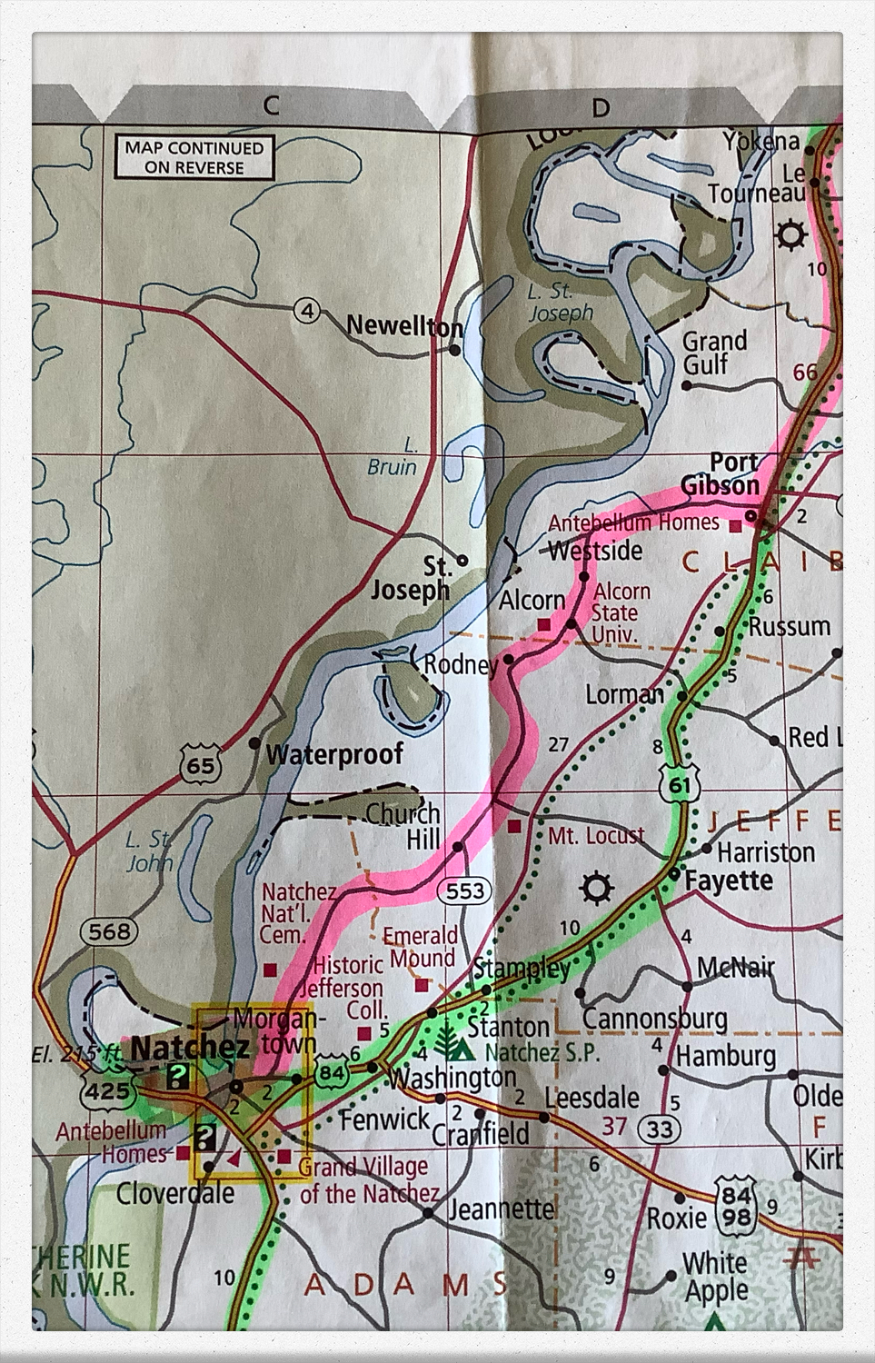Day 12 Oxford MS to Natchez MS. 375 miles Travel Blog, Road Trip Life