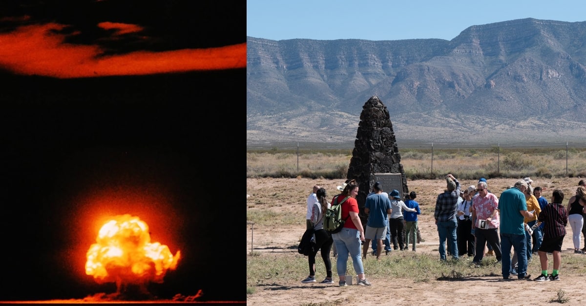 Trinity Site, NM Ground Zero of First Nuclear Bomb Explosion