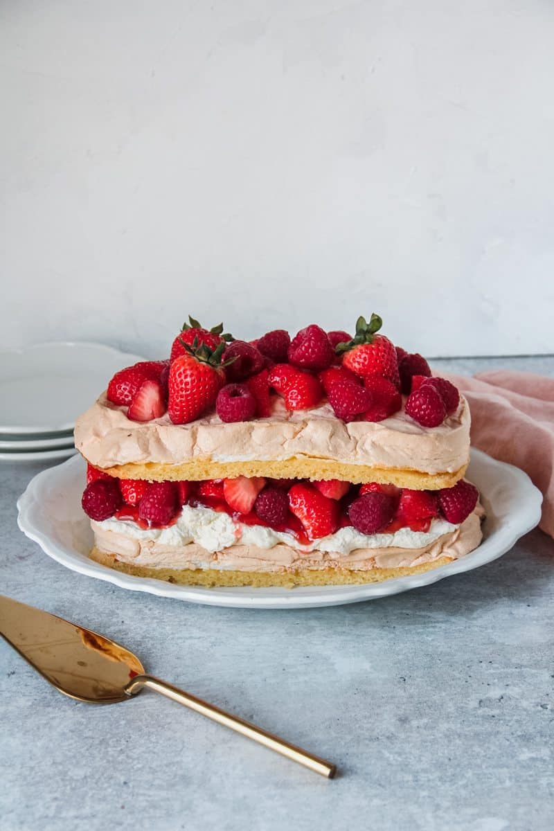 Swedish Meringue Cake