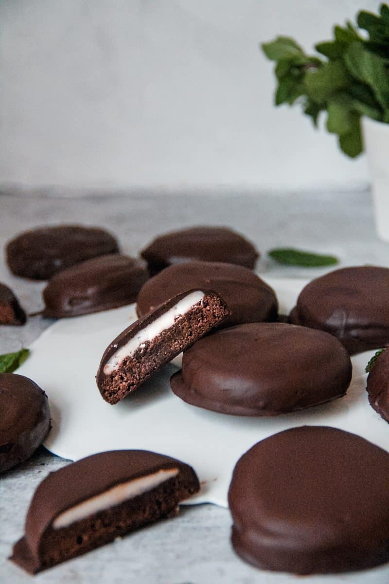 Chocolate Mint Cookies