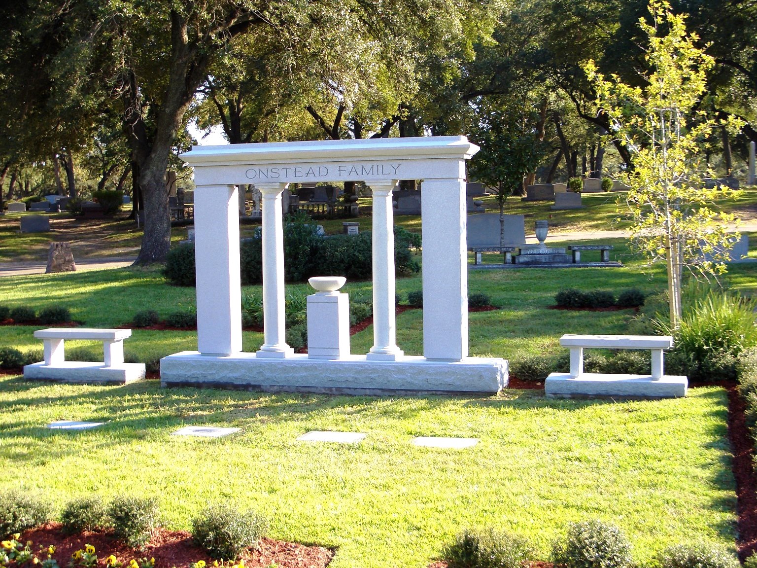 Estate Monuments Gidden Rock of Ages Houston