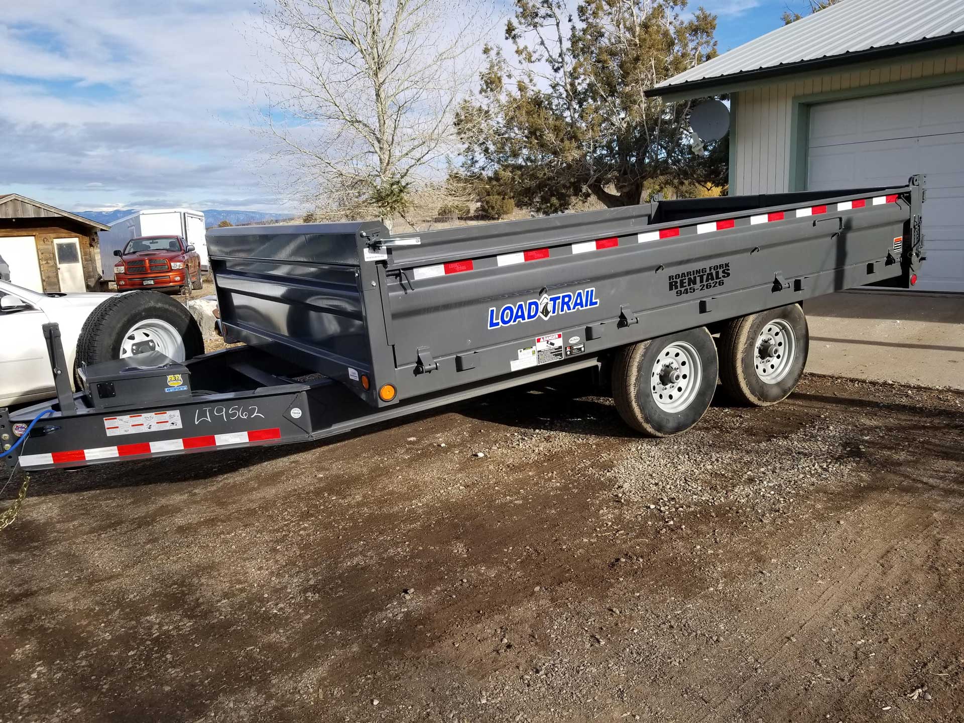 Trail Dump Trailer Roaring Fork Rentals