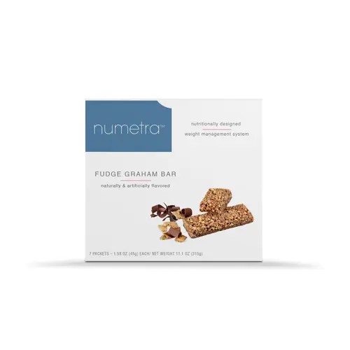 Numetra Fudge Graham Bar Meal Replacement Bars, Numetra Robard