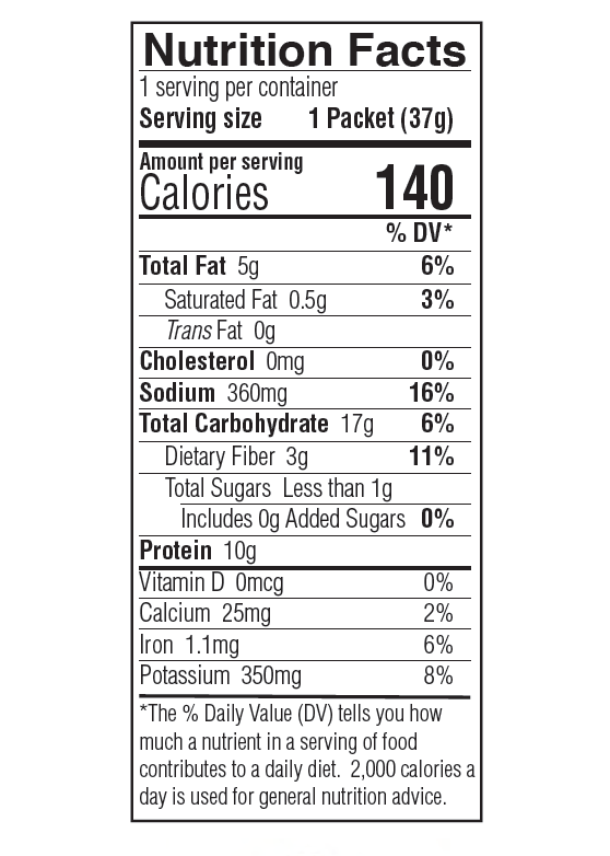 Fava Bean Garlic & Herb Chip Plant Based, Snacks and Desserts