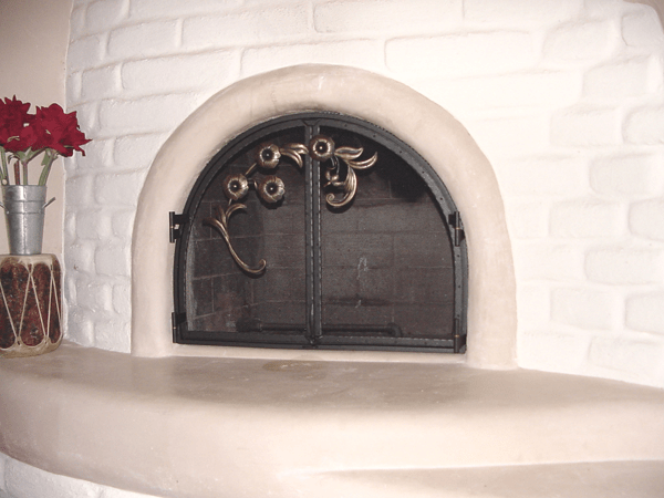 Custom Kiva Fireplace Screens Fireplace Design Ideas