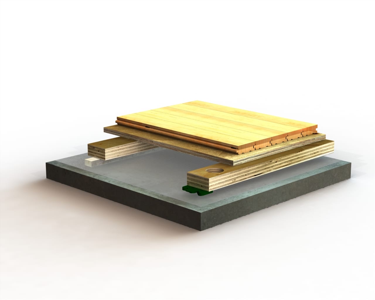 Premium Tap Wood Dance Floor, Sprung Dance FloorSprung Dance Floors