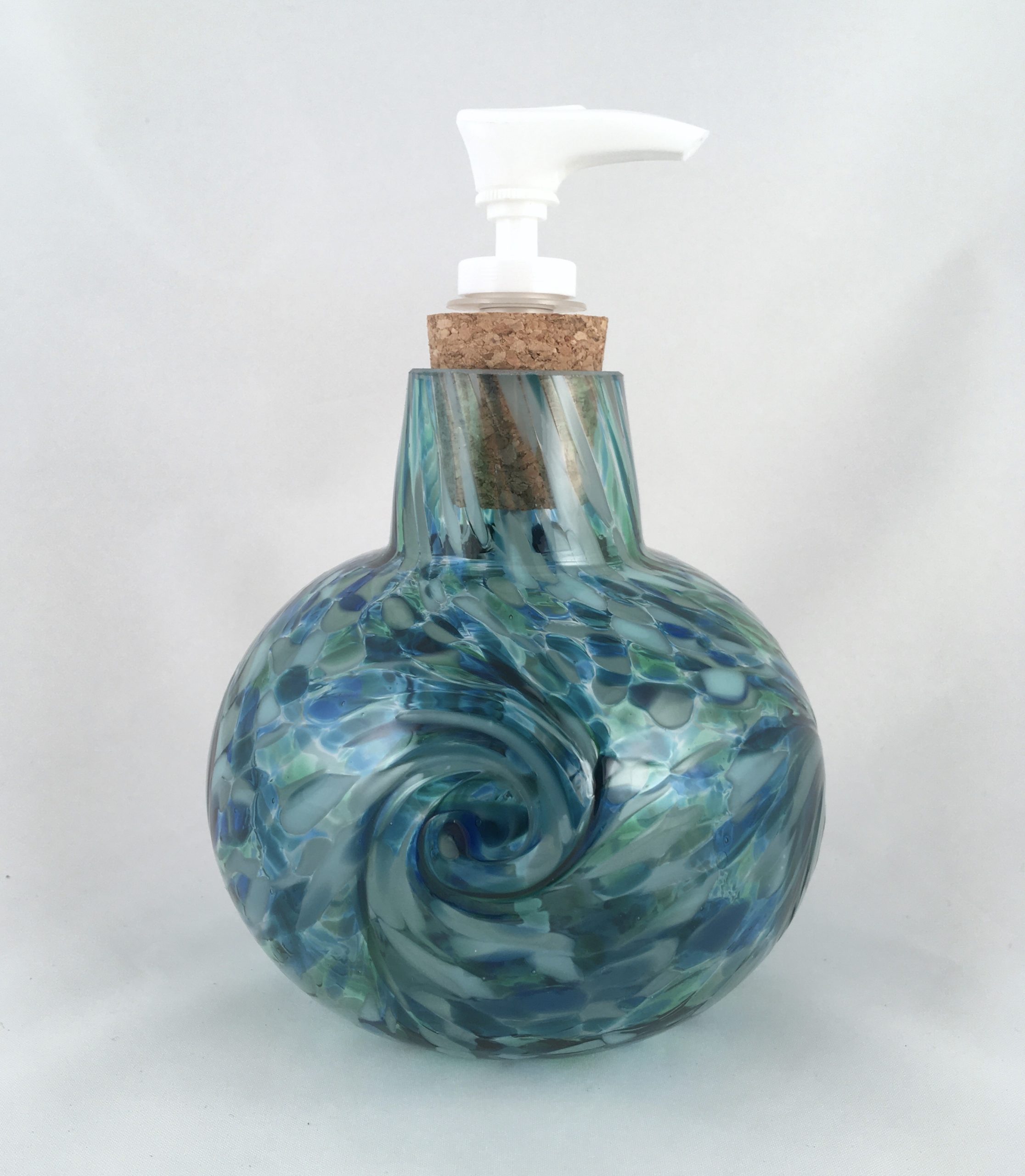 Blown Glass Soap Dispensers Robbins Ranch Art Glass