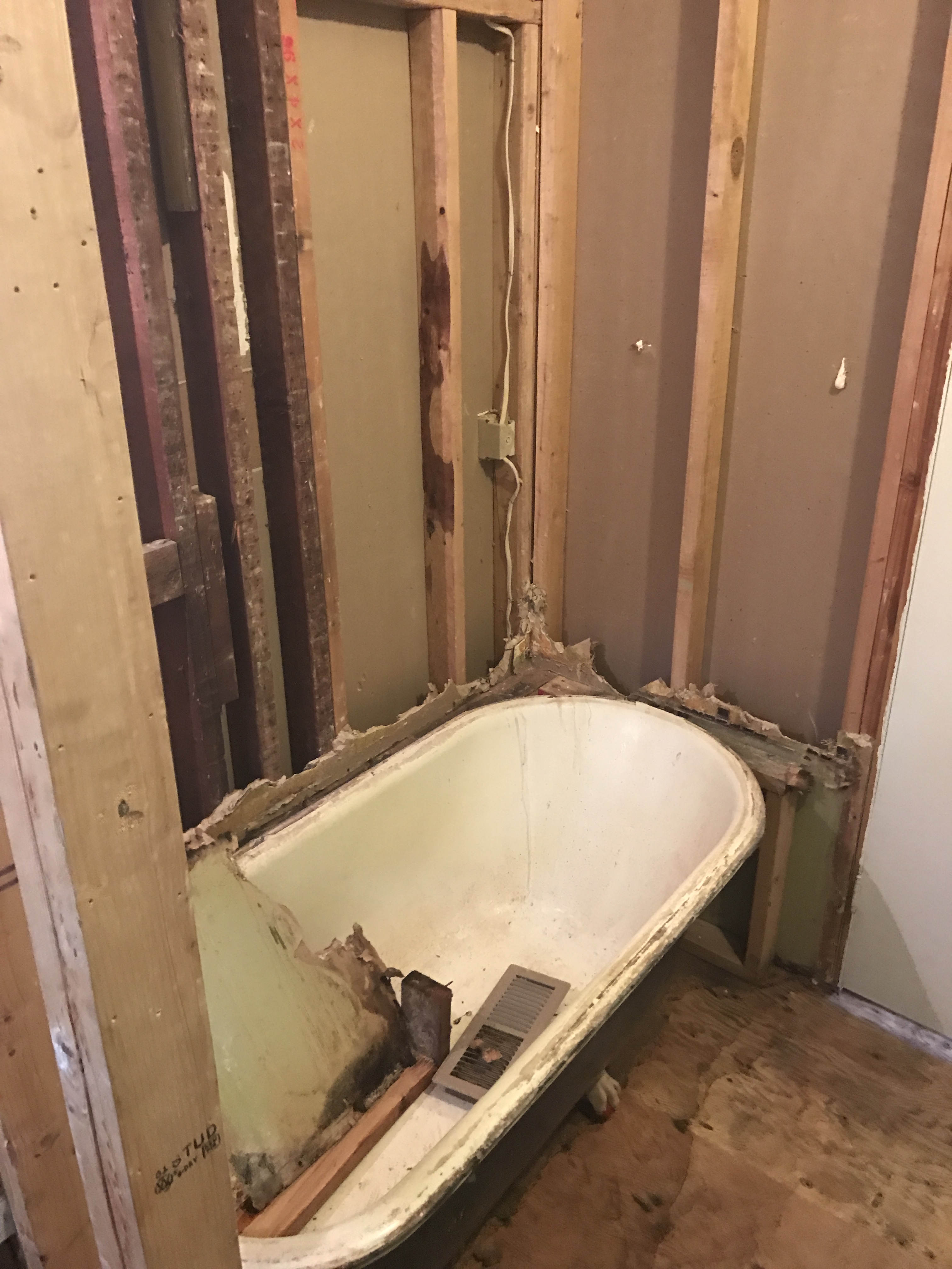 Bathroom Demo Day 2 102016 My attempt to document our remodel