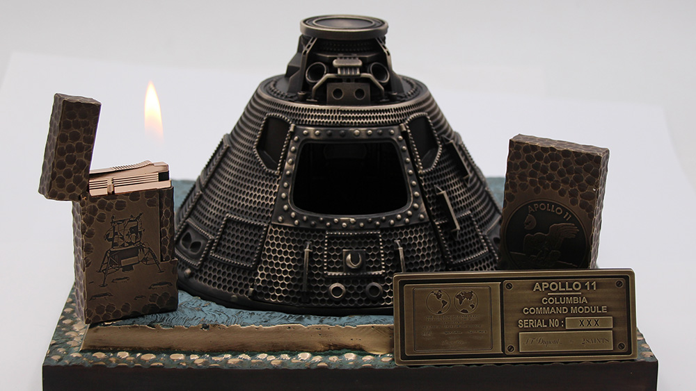 S.T. Dupont Creates Two Lunar Cigar Lighters to Celebrate Apollo 11