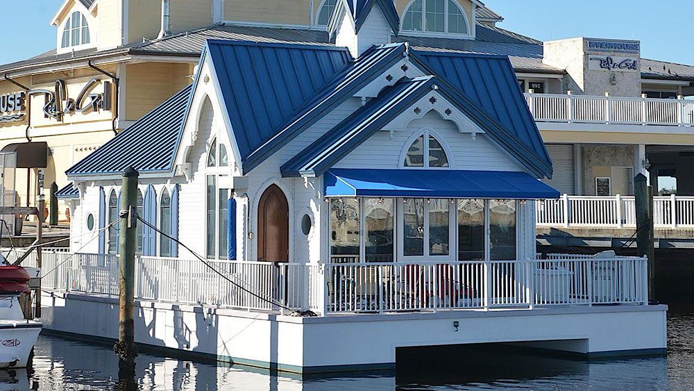 Inside a Floating Wedding Chapel That's Now a Luxury Waterfront Condo