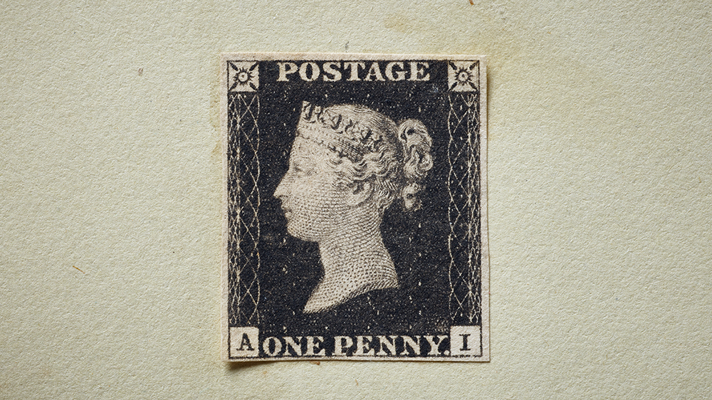 The World’s First Postage Stamp Could Reach 8.25 Million at Auction