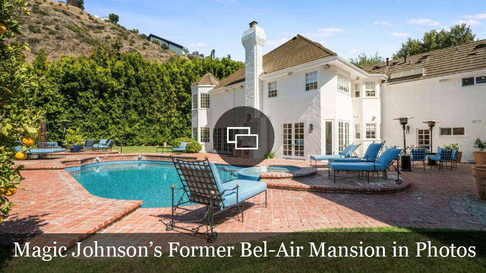 Magic Johnson’s Former BelAir Mansion Hits the Market for 14.5M