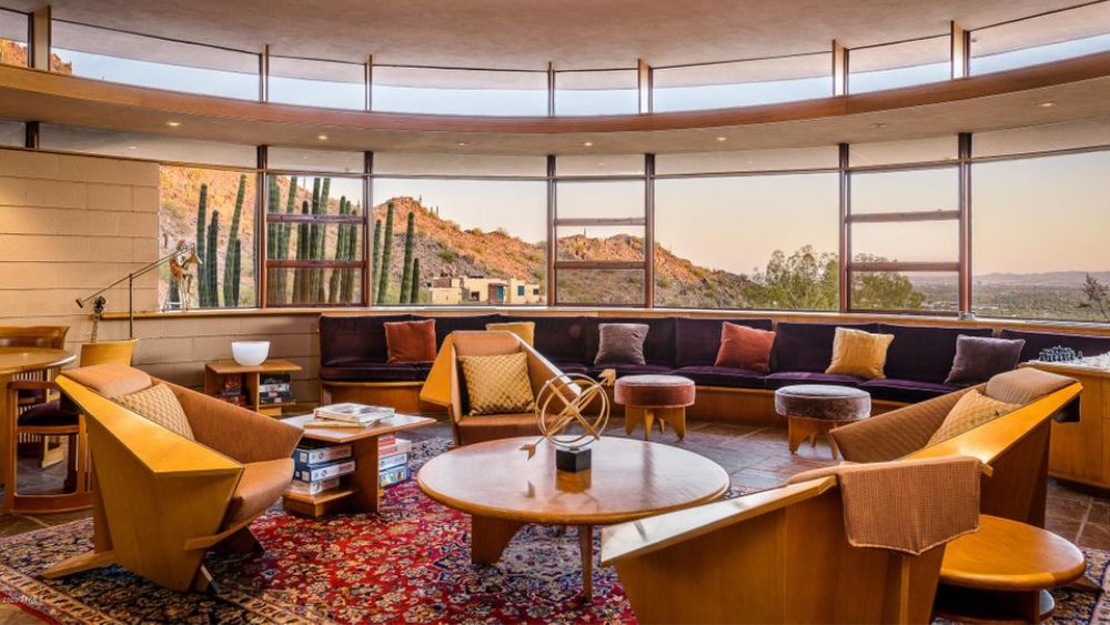 Frank Lloyd Wright’s Circular Sun House in Arizona Just Listed for 9M