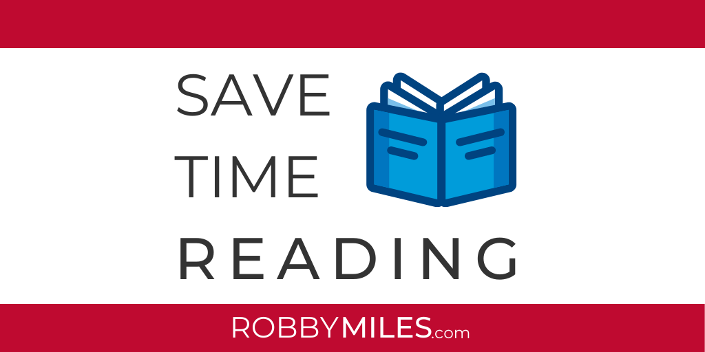 How You Can Save Time Reading Robby Miles