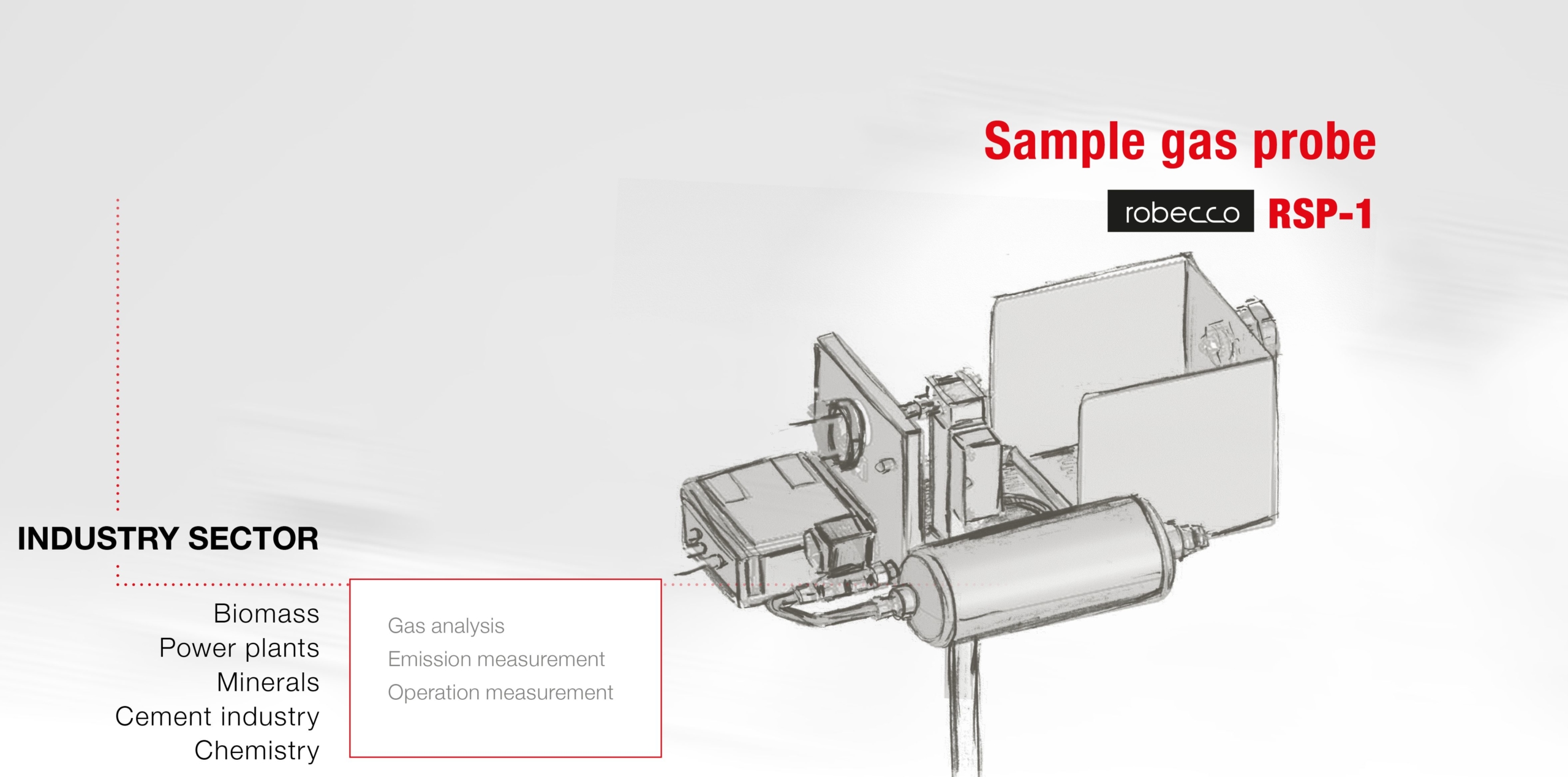Sample gas probe RSP1 Robecco, Horhausen (WW)