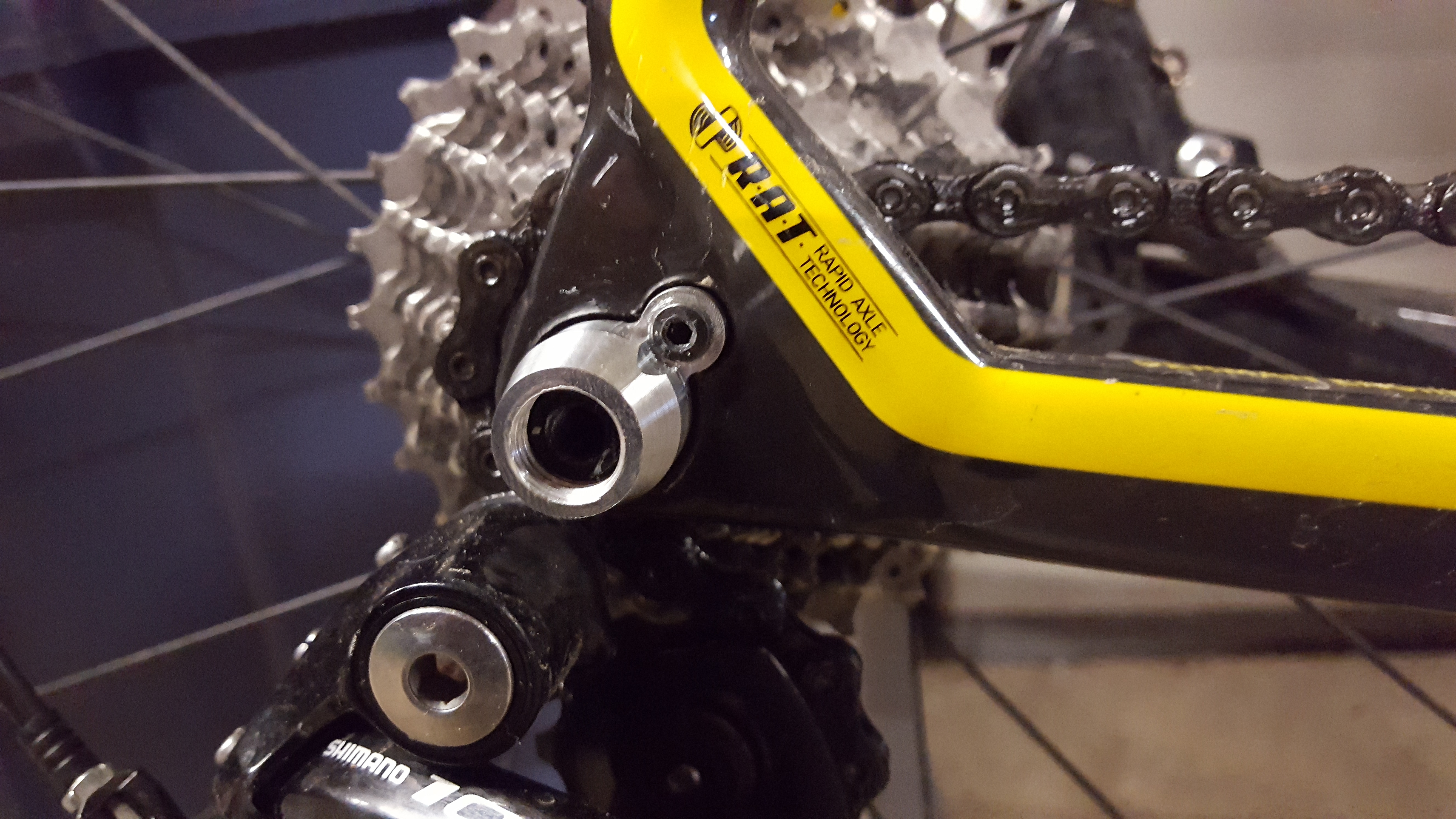 FOCUS R.A.T. Compatible ThruAxles for Trainers and Trailers The