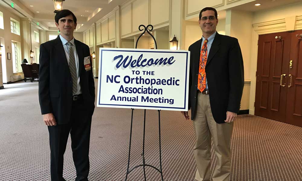 Dr. Boykin serves as program chair for the North Carolina Orthopedic