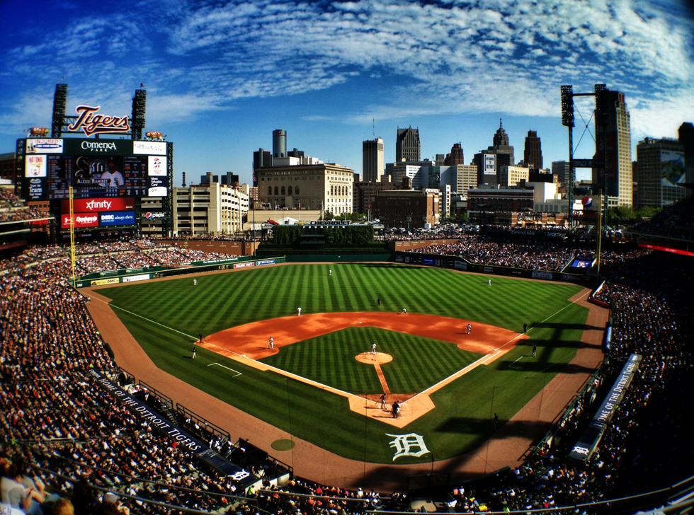 Comerica Park unsquared Robert Hendricks