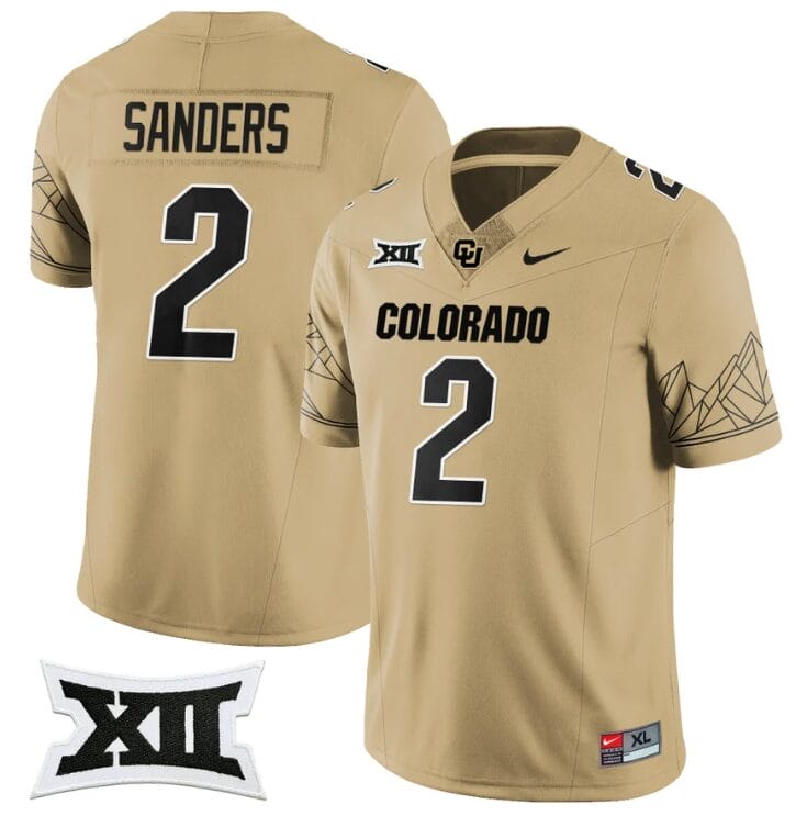 [Trending Now] Shop New Shedeur Sanders Jersey 2 Gold