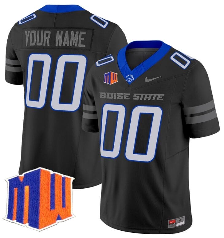 [Trending] Buy New Custom Boise State Broncos Jersey Black