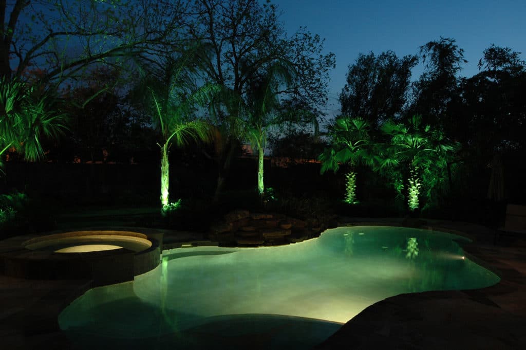 Houston Outdoor Lighting Projects Robert Huff Outdoor Lighting Houston TX
