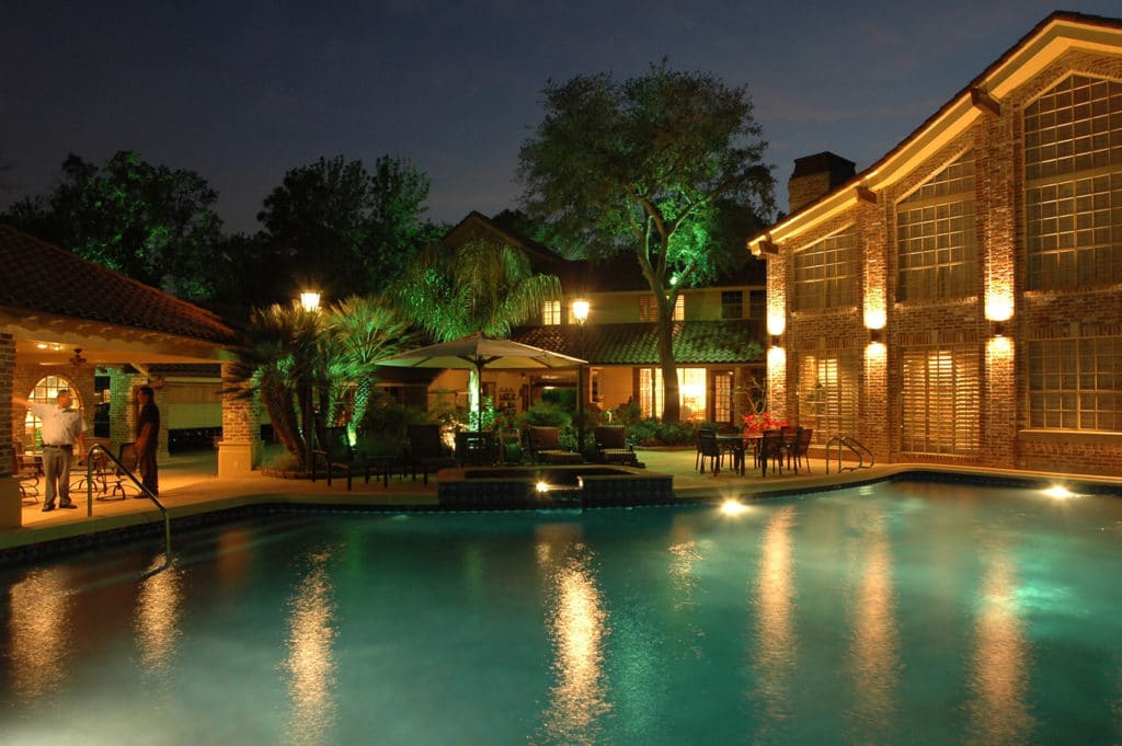 Houston Outdoor Lighting Projects Robert Huff Outdoor Lighting Houston TX