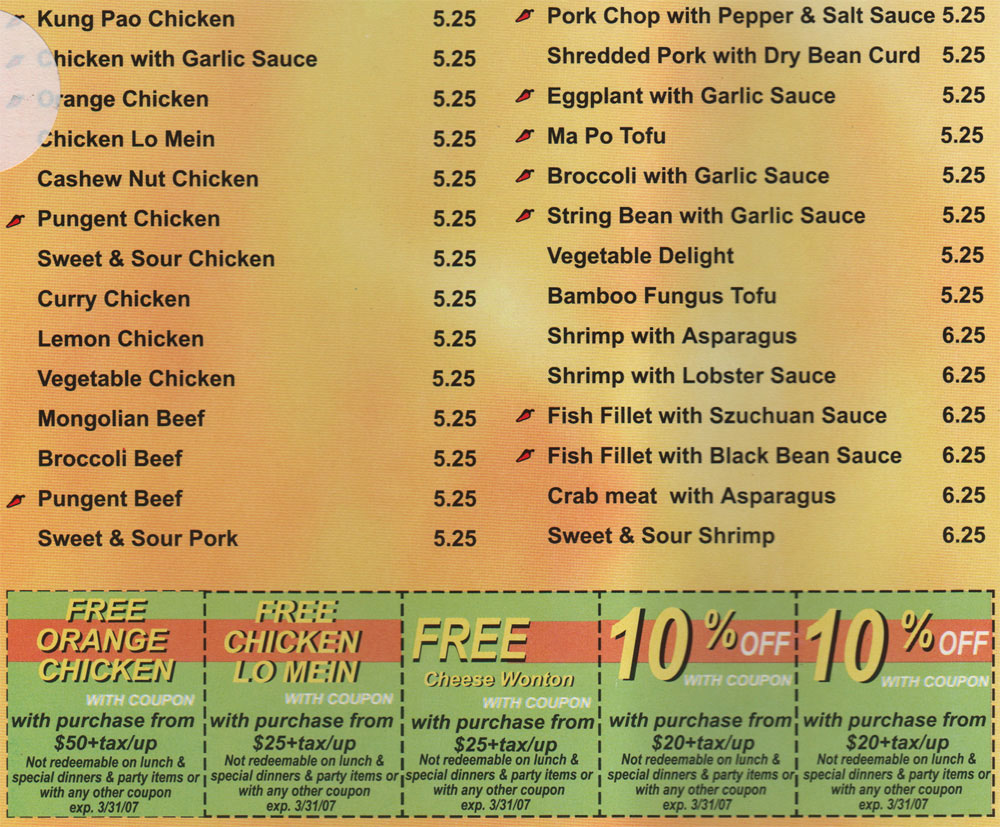 Which Chinese Food Coupon Should I Use? Robert Kaplinsky
