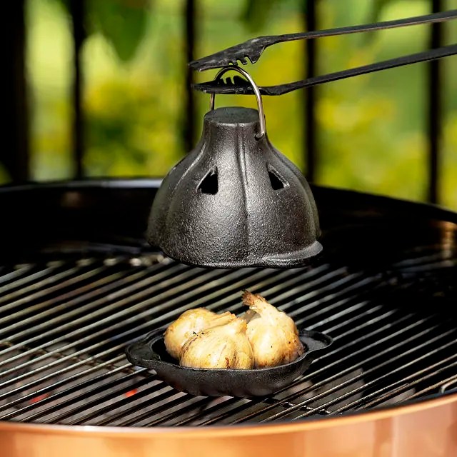 PreSeasoned Cast Iron Garlic Roaster Bake